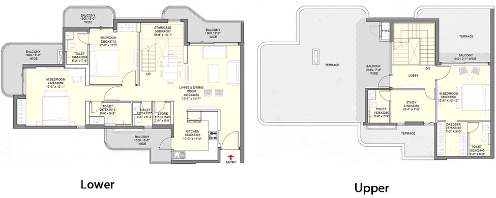 3.5 BHK Penthouse in Eldeco Ballads of Bliss in Yamuna Expressway, Greater Noida - Image 867345