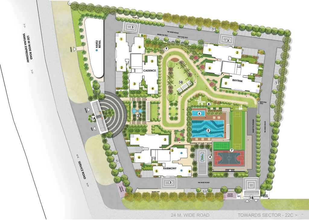 Master Plan of Eldeco Ballads of Bliss in Yamuna Expressway, Greater Noida - Image 315944