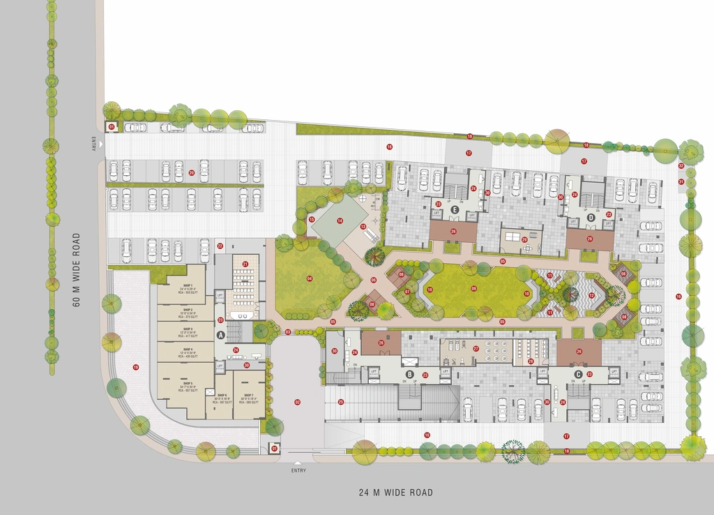 Master Plan of Piramyd Altura in Pal, Surat - Image 316027