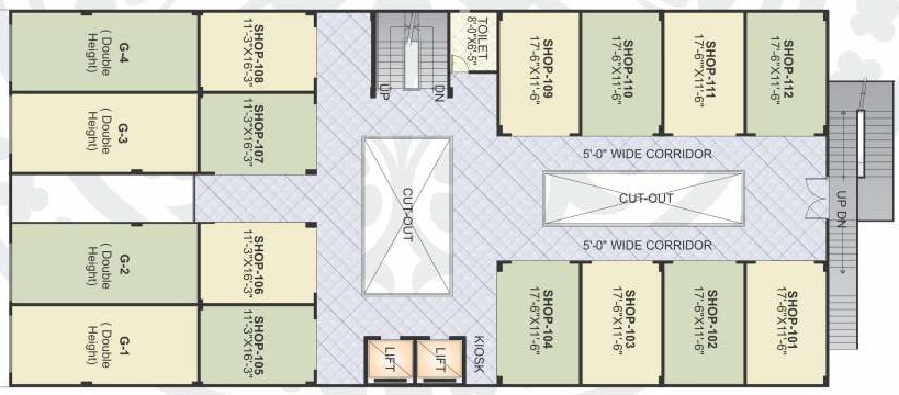 Floor Plan of Pachar Shree Ram Mall 31 in Jhotwara Industrial Area, Jaipur - Image 316088