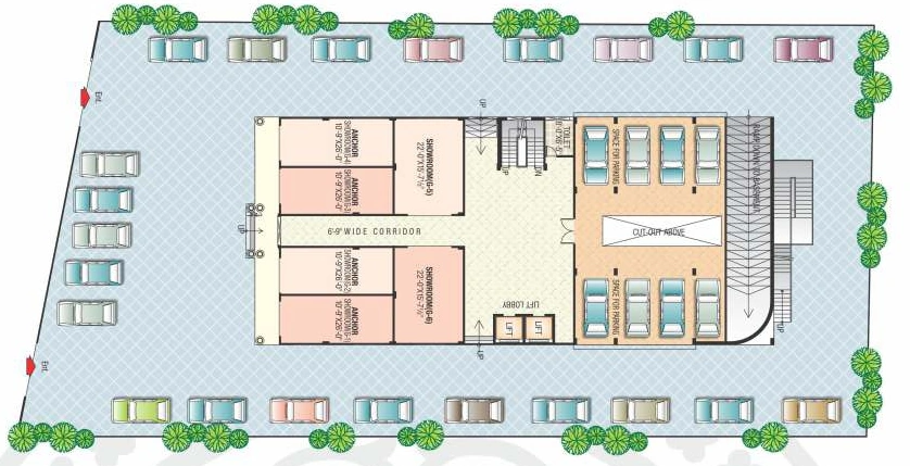 Master Plan of Pachar Shree Ram Mall 31 in Jhotwara Industrial Area, Jaipur - Image 316089
