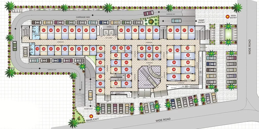 Master Plan of Upasana Apna Bazar in Jhotwara Industrial Area, Jaipur - Image 316164