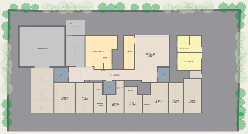 Master Plan of Adityaraj Tapovan in Vikhroli East, Mumbai - Image 316264