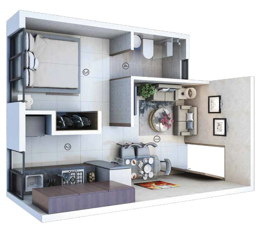 1 BHK Flat in Atmiya Prime Centria Prime Vista Phase 2 in Ghatkopar East, Mumbai - Image 867892