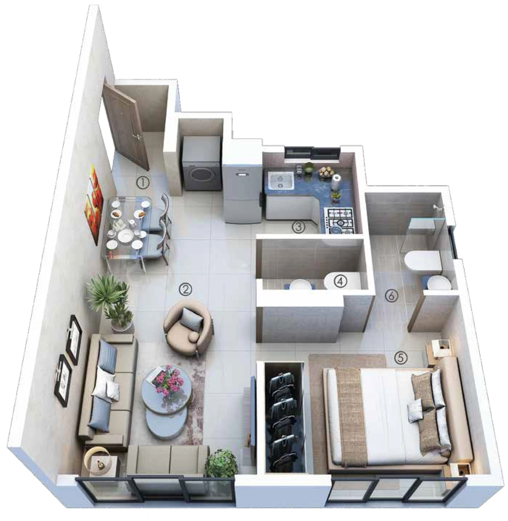 1 BHK Flat in Atmiya Prime Centria Prime Vista Phase 2 in Ghatkopar East, Mumbai - Image 867894