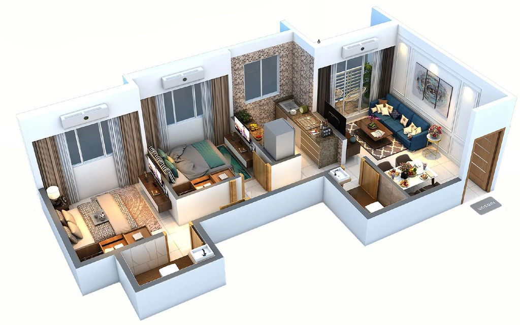 2 BHK Flat in Saphale Rajlaxxmi Park in Saphale West, Palghar - Image 867933