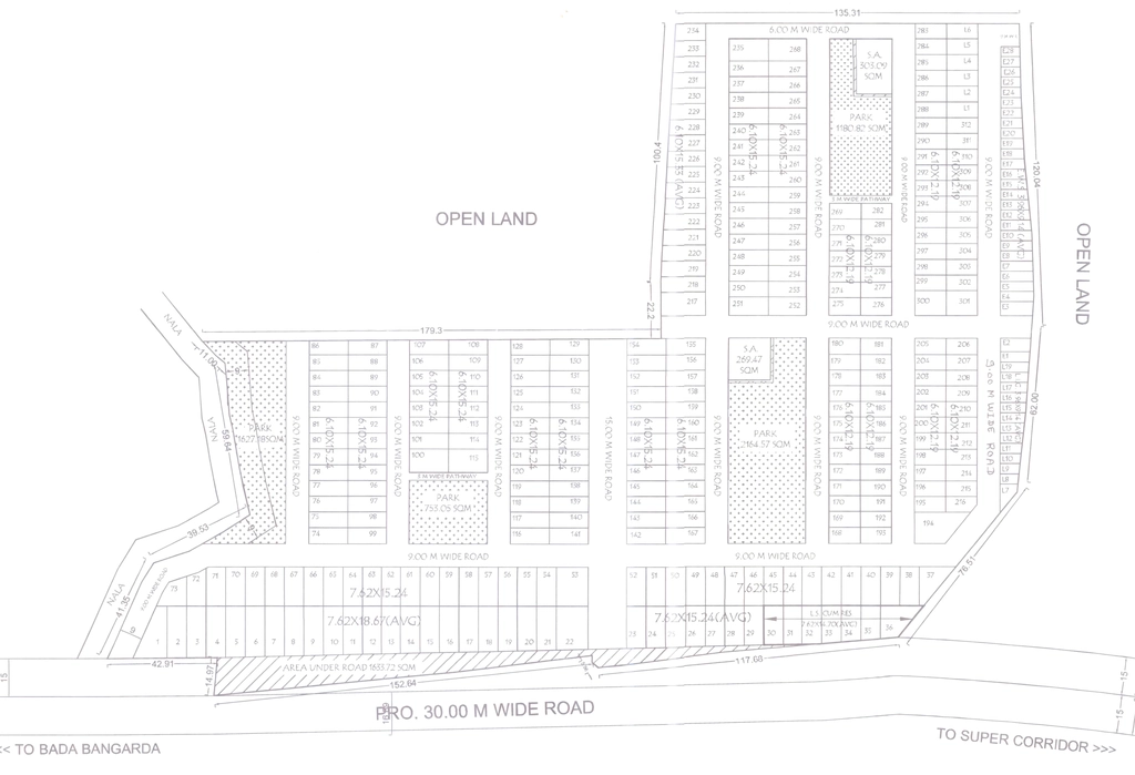 Master Plan of Sky Green City in Bada Bangarda, Indore - Image 316616