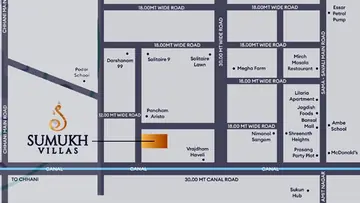 Location of Edifine Lifespaces Sumukh Villas - Image 316734