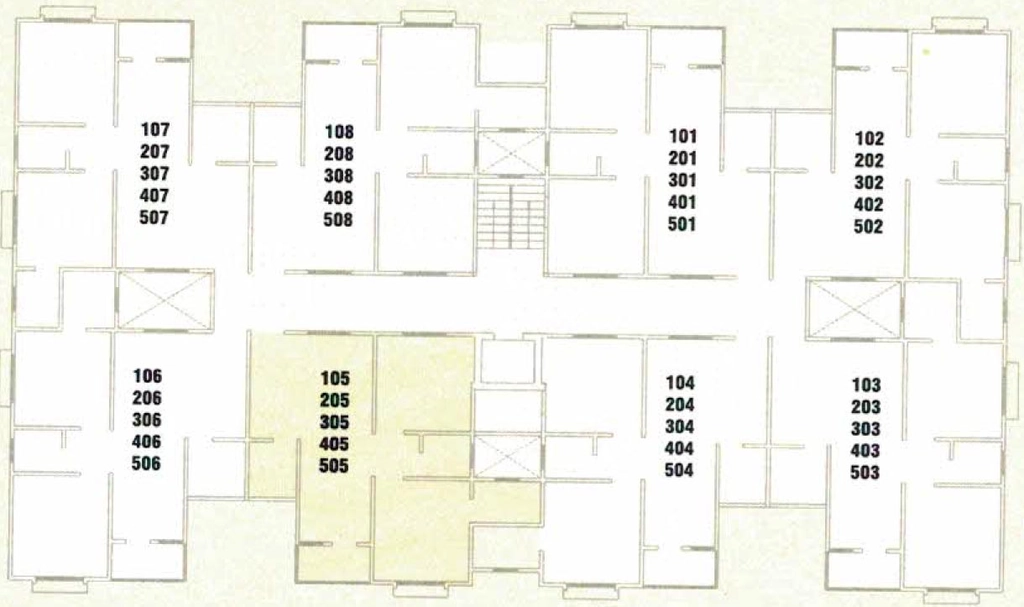 Floor Plan of Sun Classic in Waghodia Road, Vadodara - Image 316742