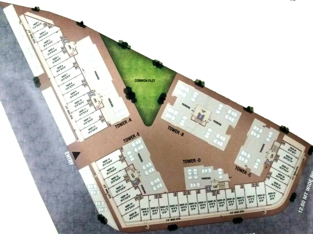 Master Plan of Nilkanth Sun Crest in Pratham Upvan, Vadodara - Image 316753