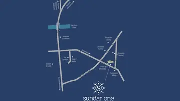 Location of Theme Sundar One - Image 316775