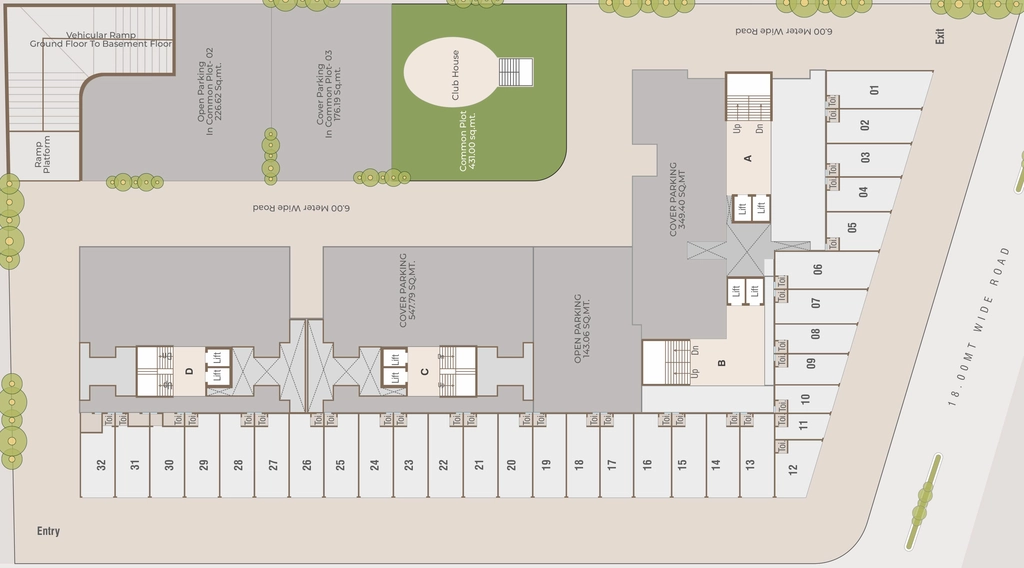 Master Plan of Shreeji Sundaram Palms in Kapurai, Vadodara - Image 316785