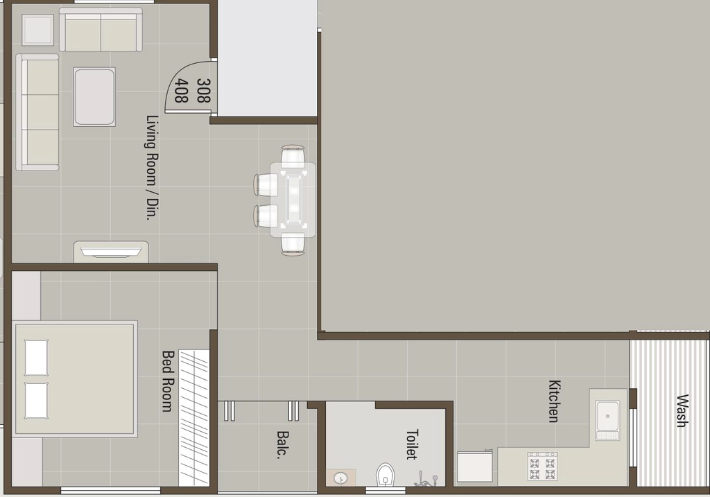 1 BHK Flat in Anjani Sunrise Prima in Manjalpur, Vadodara - Image 868055