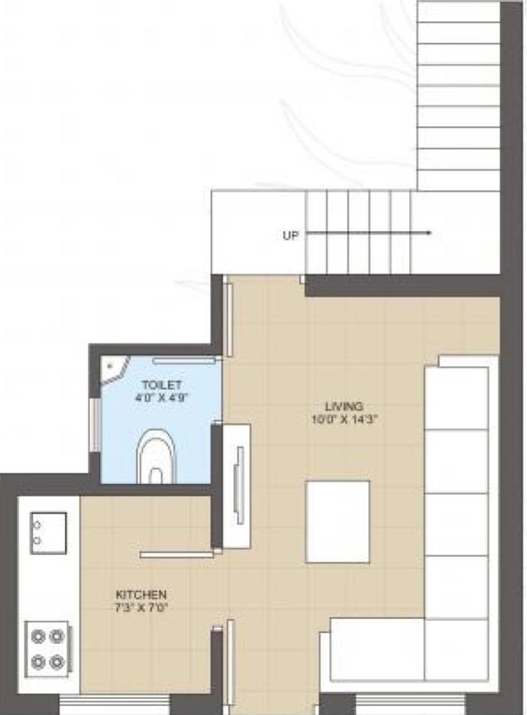 1 RK House/Villa in Creation Sunrise Residency in Tarsali, Vadodara - Image 868057