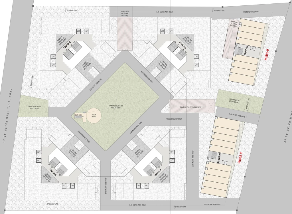 Master Plan of Survi Pristine in Manjalpur, Vadodara - Image 316830