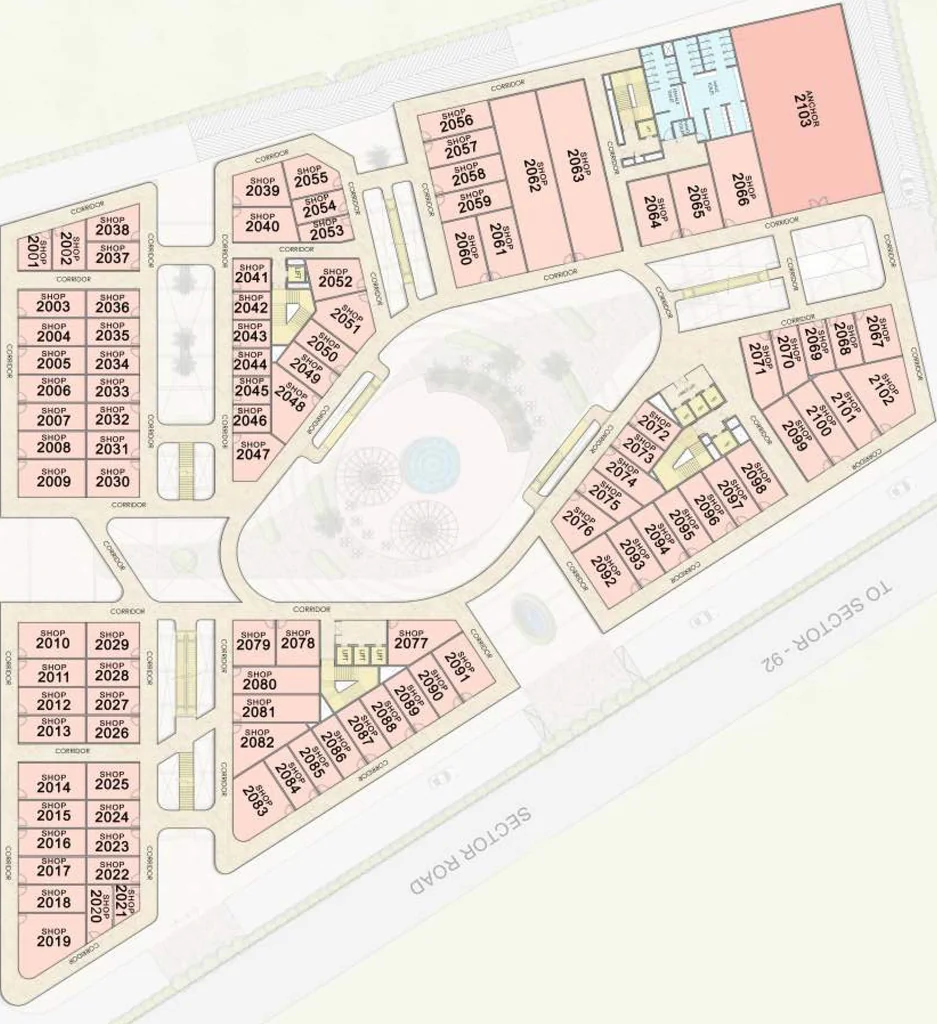 Floor Plan of SS WhiteWater in Sector 90, Gurgaon - Image 316904
