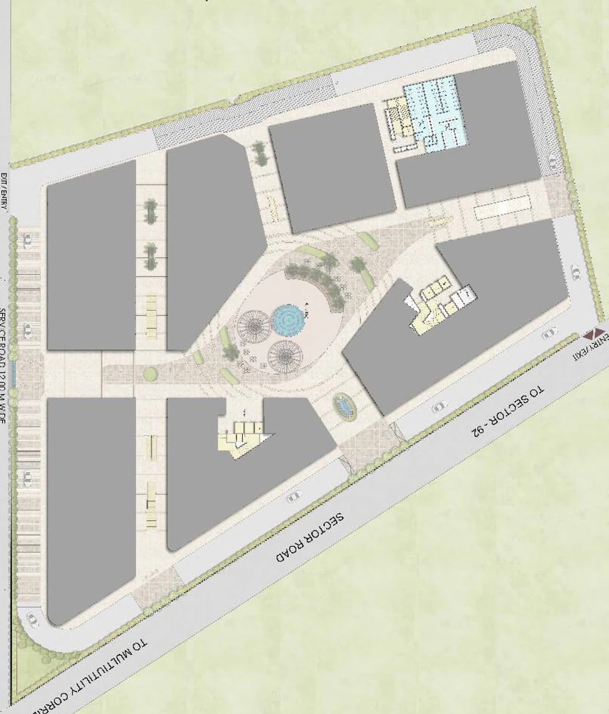 Master Plan of SS WhiteWater in Sector 90, Gurgaon - Image 316905