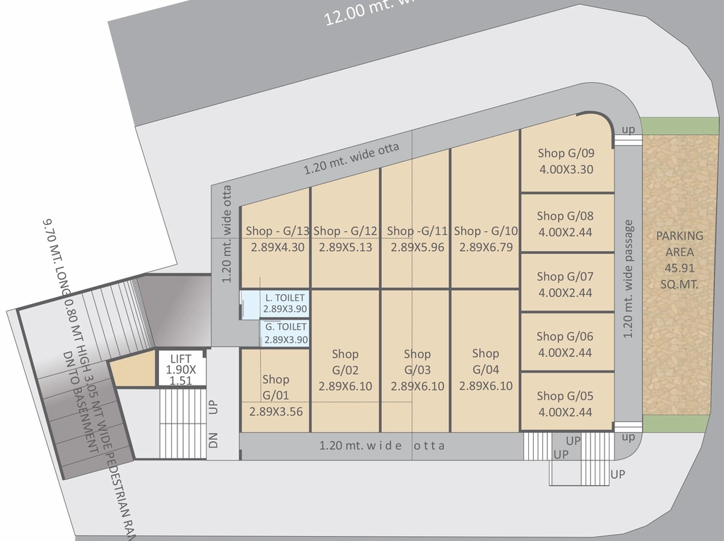 Master Plan of Swastik Complex in Karjan, Vadodara - Image 317207