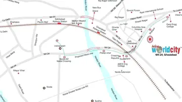 Location of Aditya World City Plot - Image 316961
