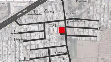Location of Taj Residency - Image 317217