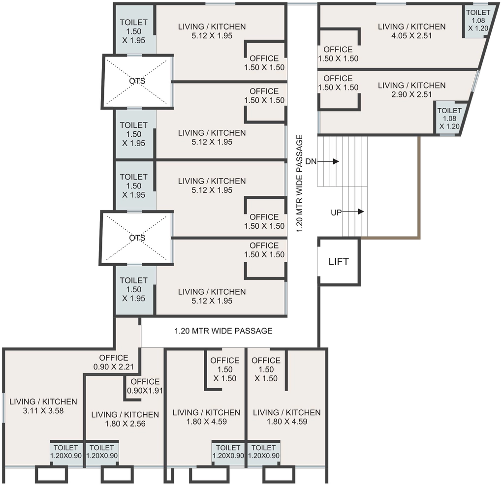Floor Plan of Shiv Tattvam Upscale in Dandia Bazar, Vadodara - Image 317003