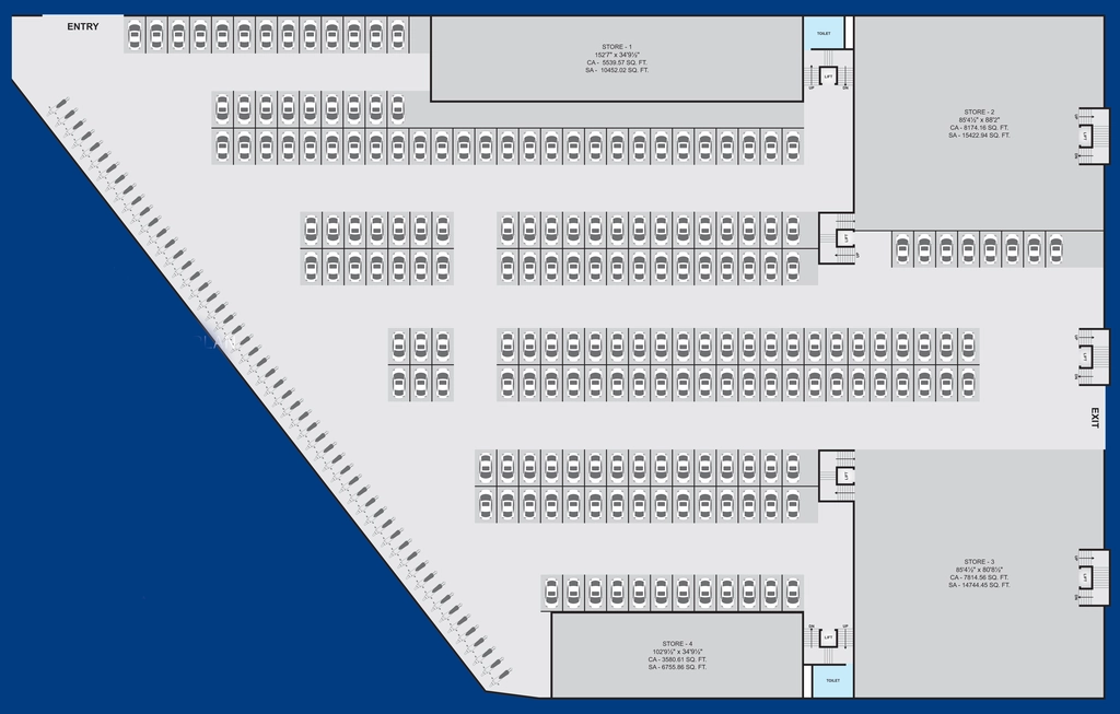 Master Plan of Raajmahal Mall in Godadara, Surat - Image 317254