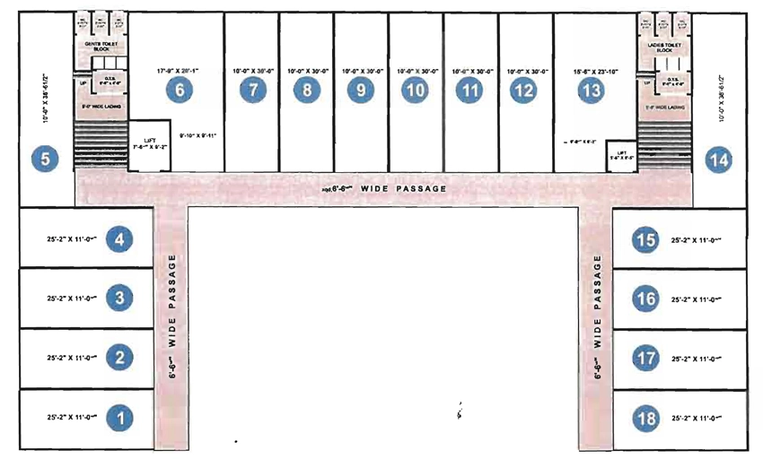 Floor Plan of Sai Platina in Bamroli, Surat - Image 317265