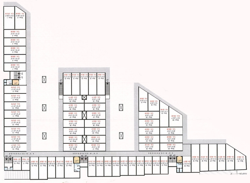 Floor Plan of Tulsi Arcade in Mota Varachha, Surat - Image 317283