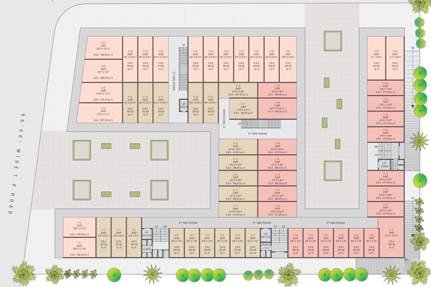 Master Plan of Abhishek Arcade in Chikuwadi, Surat - Image 317356