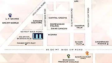 Location of Shree Krishna Atlanta Business Hub - Image 317380