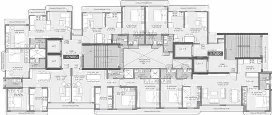 Floor Plan of Rajendra Nagar Swagat in Borivali East, Mumbai - Image 85347
