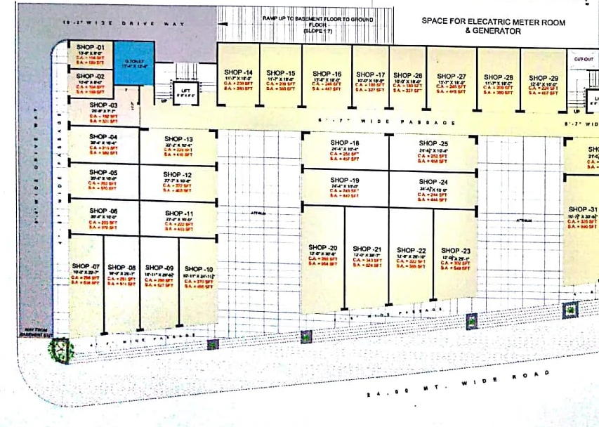 Master Plan of Neminath Creation Plaza 2 in Punagam, Surat - Image 317458