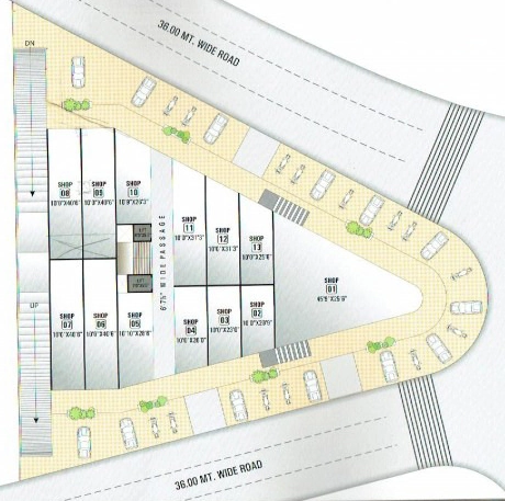 Master Plan of Anjani Elita Square in Mota Varachha, Surat - Image 317471