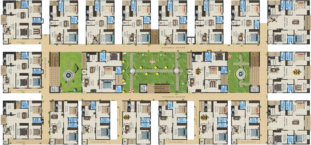 Floor Plan of Sri Sai Surya Nivasam in Pendurthi, Visakhapatnam - Image 317530