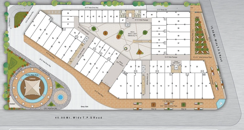 Master Plan of Avadh Arena in Bharthana, Surat - Image 317715