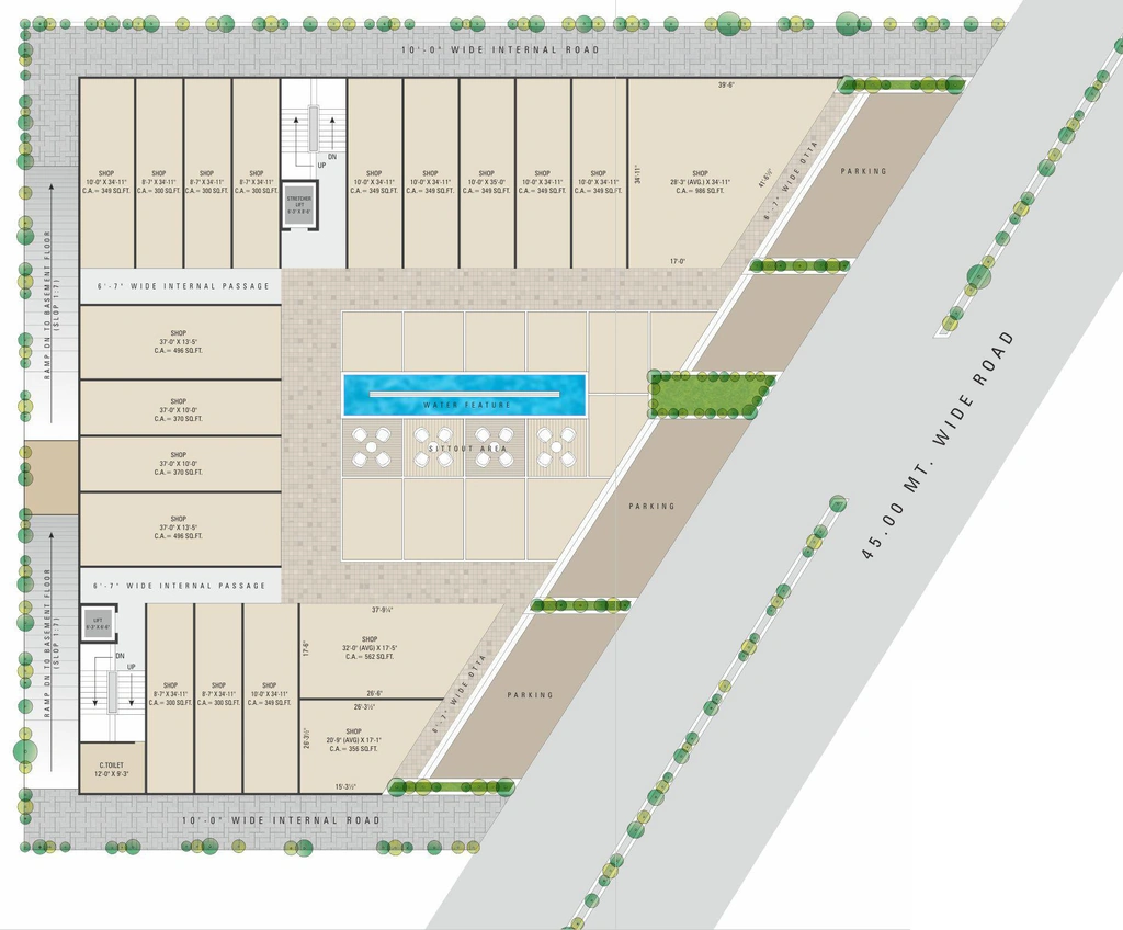 Master Plan of Blu Eminence in Dahin Nagar, Surat - Image 317792