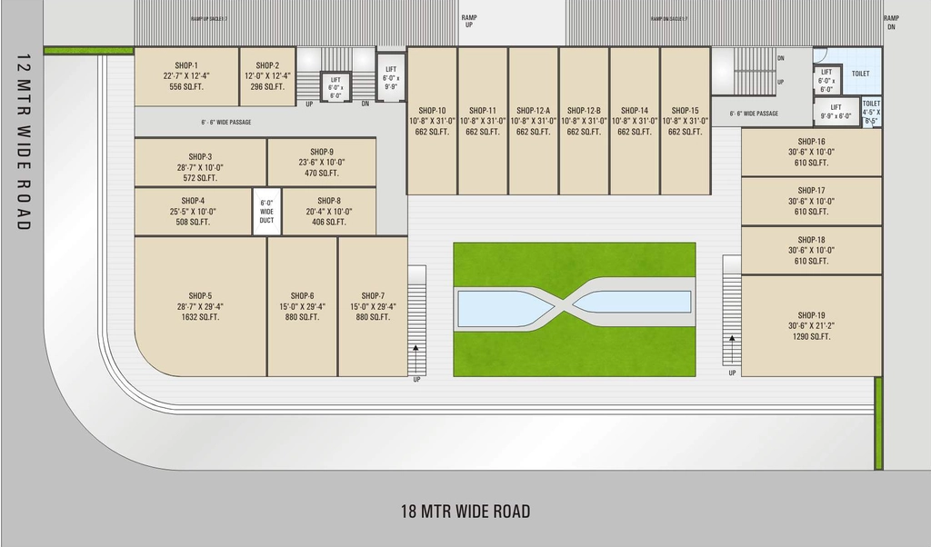 Master Plan of Infinity Business Hub in Althan, Surat - Image 317915
