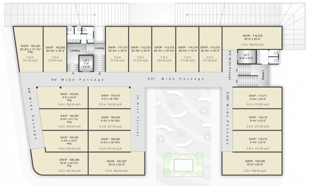 Floor Plan of Silver Empire in Mota Varachha, Surat - Image 317972