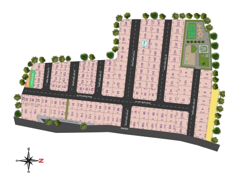 Master Plan of G Square Ambrosia in Padur, Chennai - Image 317997