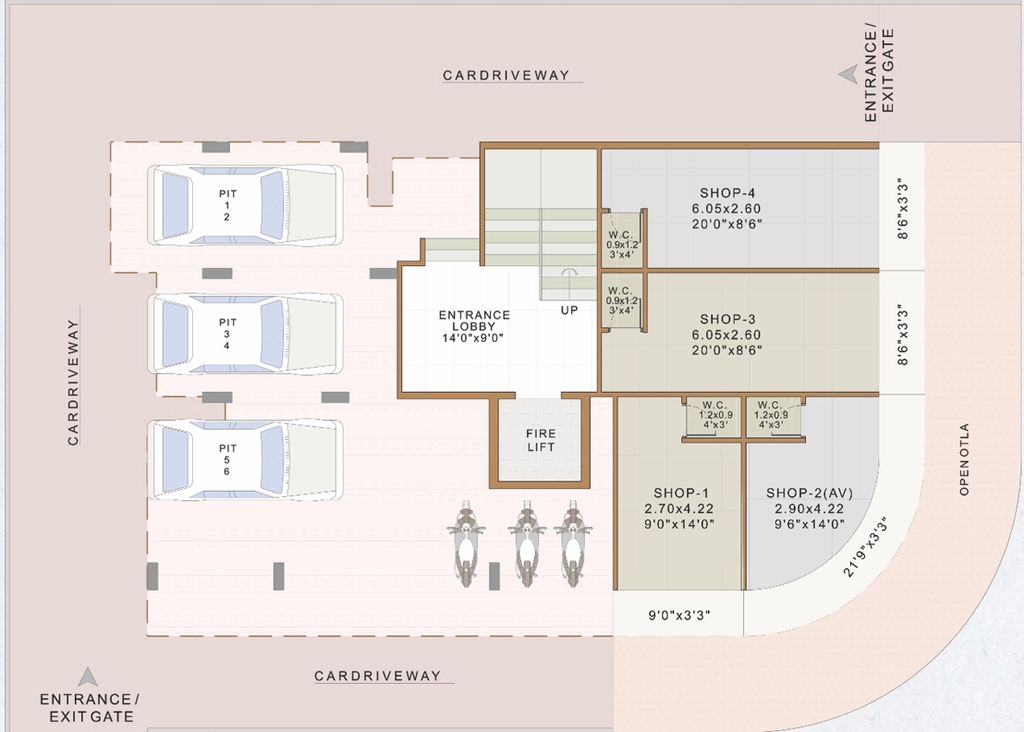 Master Plan of Mahashakti Zenisha Corner in Vadghar, Navi Mumbai - Image 318037