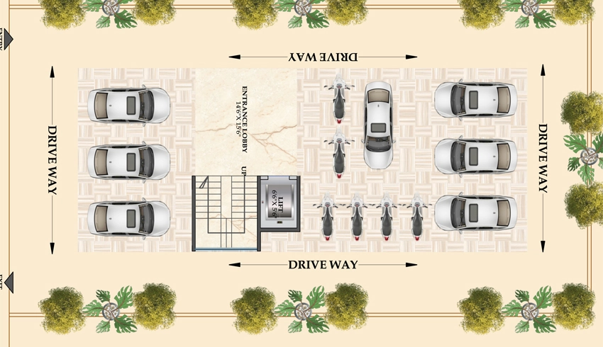 Master Plan of Shree Chaitanya Plaza in Karanjade, Navi Mumbai - Image 318045