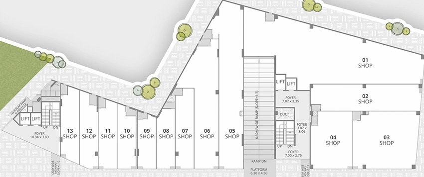 Floor Plan of Aaryan Workspaces 3 in Memnagar, Ahmedabad - Image 318086