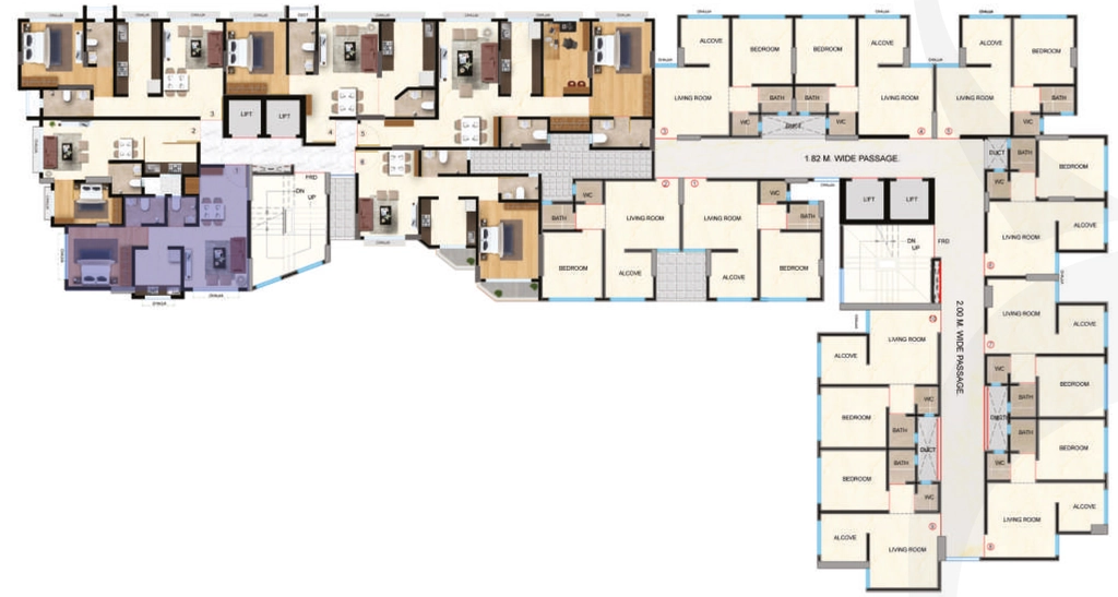Floor Plan of O&S Royale in Ghatkopar West, Mumbai - Image 318159