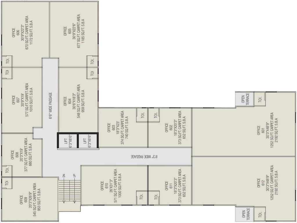 Floor Plan of Lalan Ashwamegh Elegance 3 in Ambawadi, Ahmedabad - Image 318175