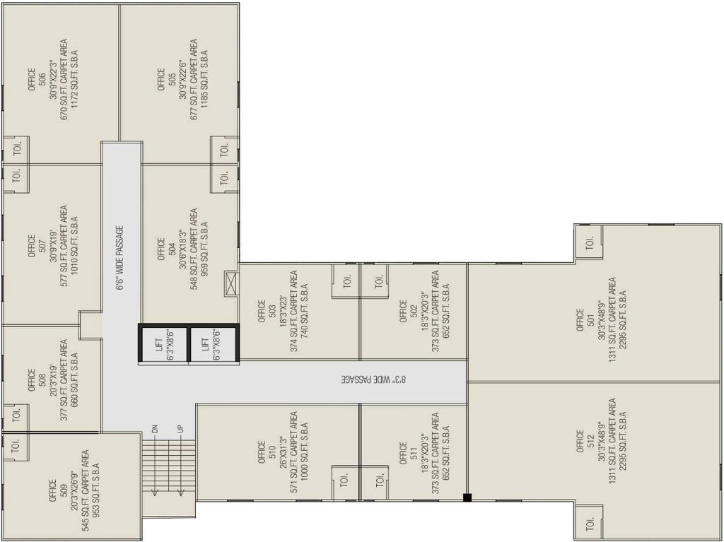 Floor Plan of Lalan Ashwamegh Elegance 3 in Ambawadi, Ahmedabad - Image 318173