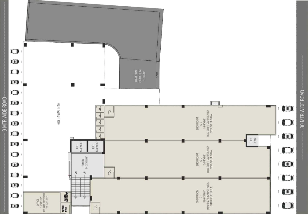 Master Plan of Lalan Ashwamegh Elegance 3 in Ambawadi, Ahmedabad - Image 318171