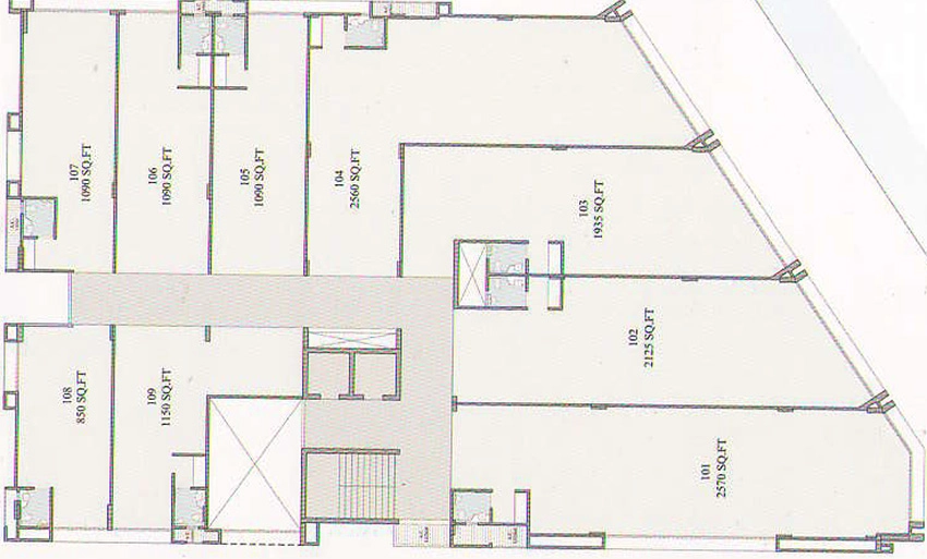 Floor Plan of Calica 3rd Eye Vision in University Area, Ahmedabad - Image 318194