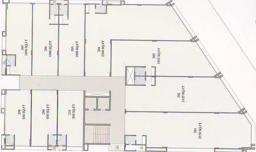 Floor Plan of Calica 3rd Eye Vision in University Area, Ahmedabad - Image 318193