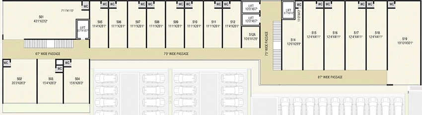 Floor Plan of Devarshi Blueberry in Nikol, Ahmedabad - Image 318306