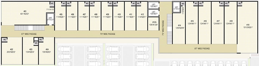 Floor Plan of Devarshi Blueberry in Nikol, Ahmedabad - Image 318305